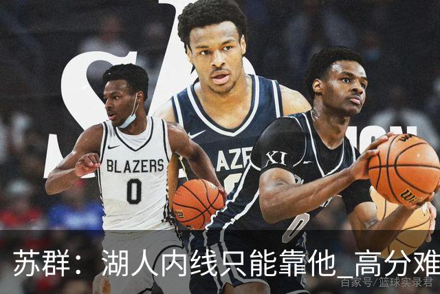 苏群：湖人内线只能靠他 高分难掩隐患